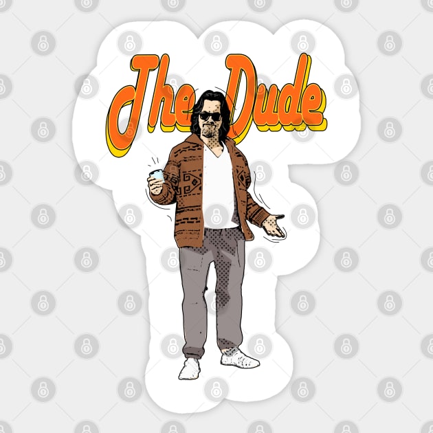 the dude Sticker by jerrysanji